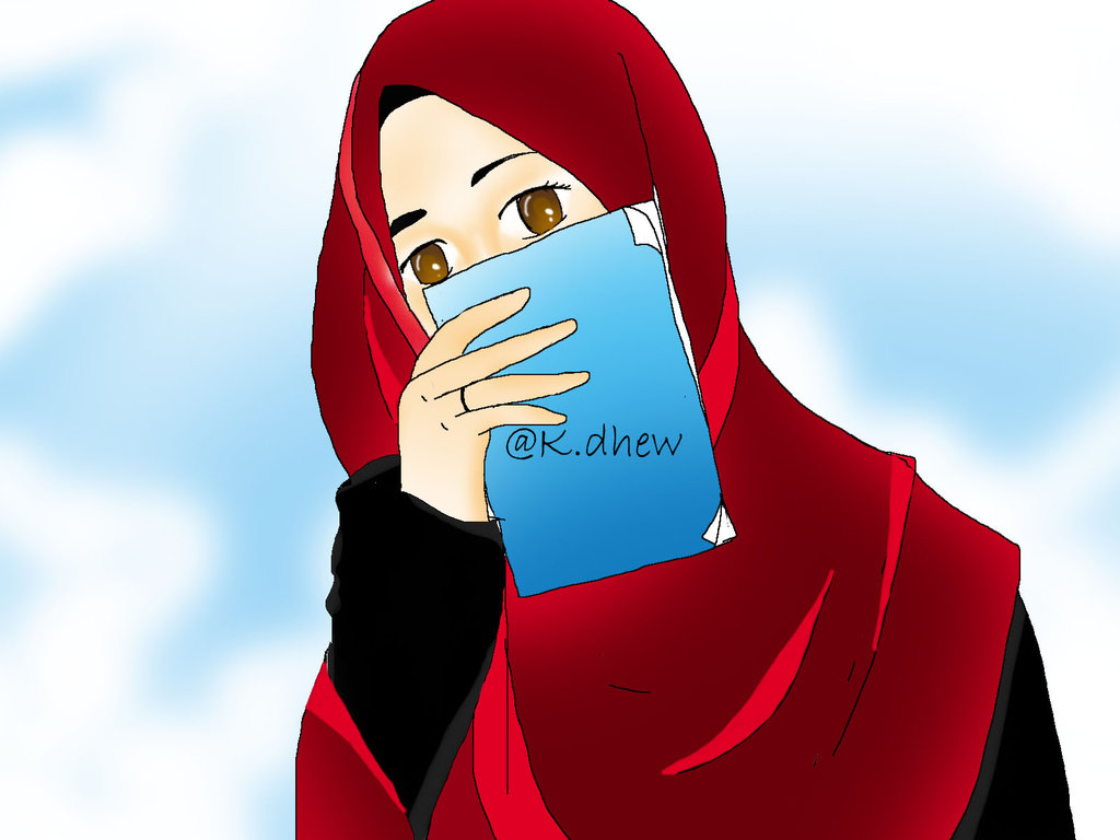 Gambar Kartun Muslimah Cinta Top Gambar