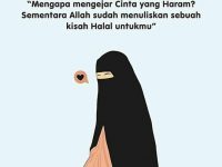 Gambar Kartun Muslimah Bercadar Cinta Halal