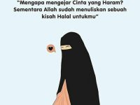 Gambar Kartun Muslimah Jatuh Cinta Halal