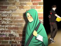 kartun muslimah jatuh cinta menghidarkan diri dari fitnah